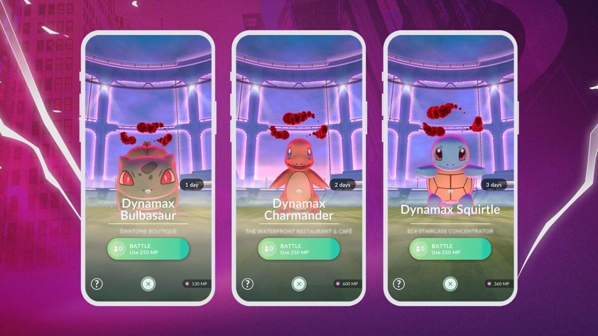 Pokémon Go vous propose d’attraper un Dynamax avec les Max Mondays