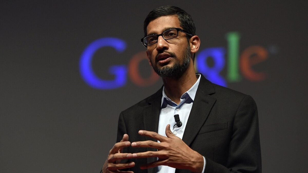 Sundar Pichai CEO de Google
