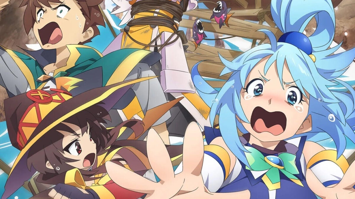 Prépare-toi pour la marathon KonoSuba : la troisième saison, le spin-off et le film arrivent sur Netflix