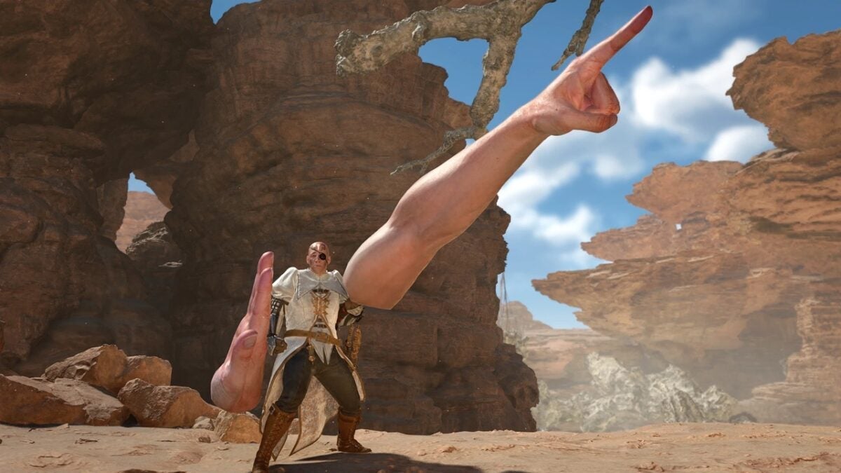 Ce mod de Monster Hunter Wilds transforme toutes les lances en… des doigts géants ?