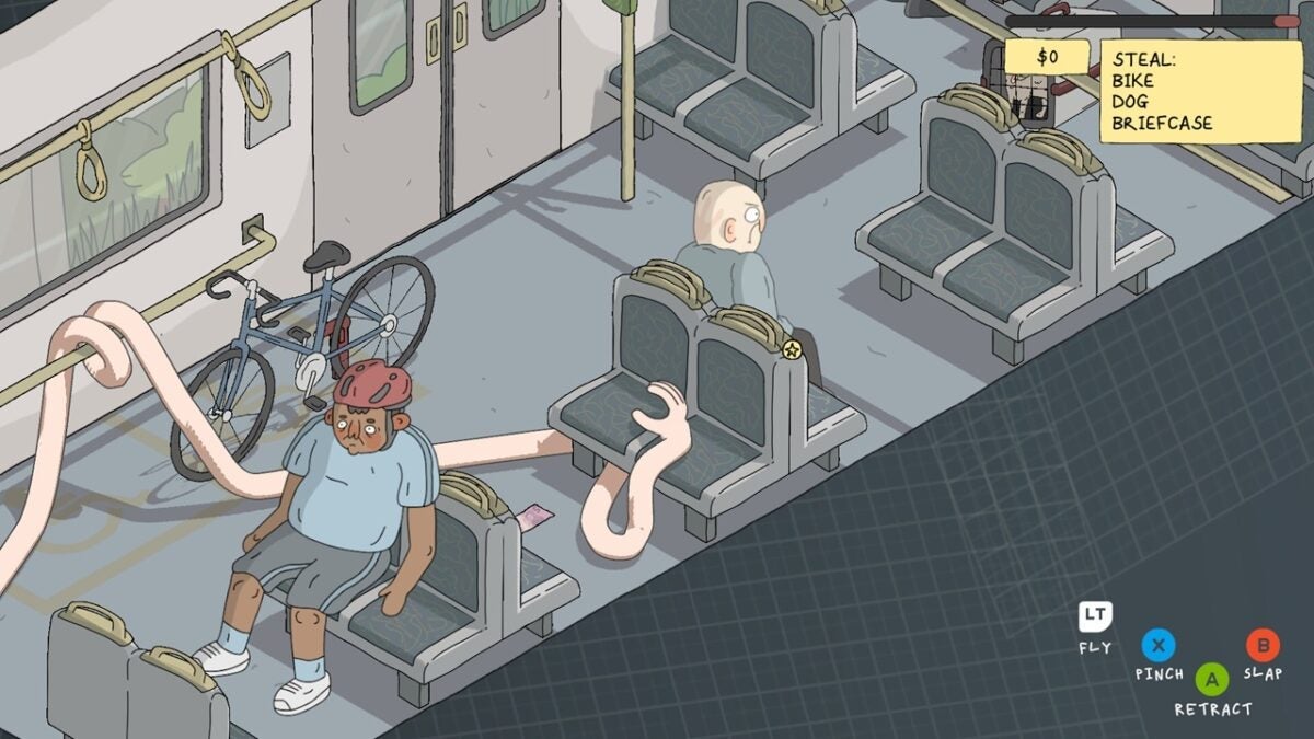 Ce jeu veut être étrange, répugnant et, surtout, te faire rire beaucoup en y jouant