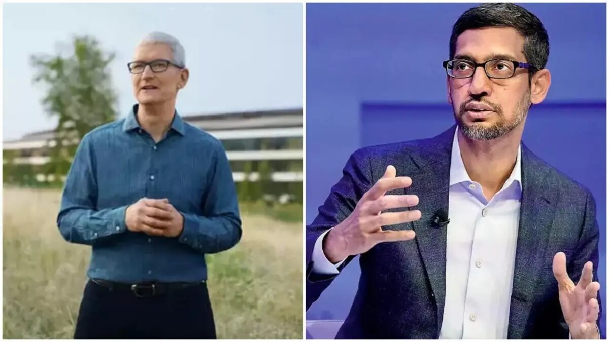 Tim Cook and Sundar Pichai