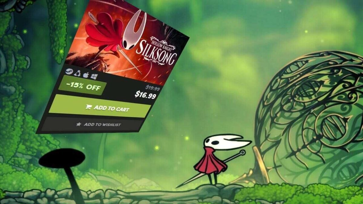 Tu peux déjà obtenir 'Hollow Knight: Silksong' à un prix plus bas, mais seulement si tu y joues sur PC