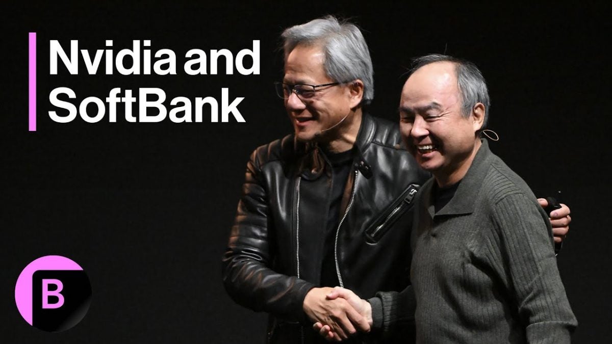 Softbank y Nvidia acciones