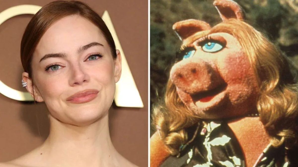 Miss Piggy a accordé l'honneur à Emma Stone de co-jouer dans son film