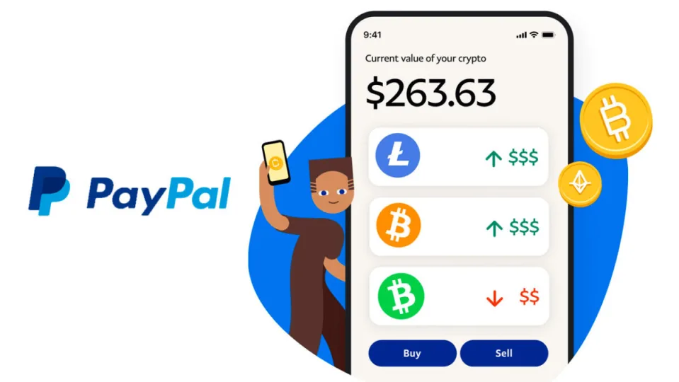 Si tienes cuenta de PayPal, podrás transferir criptomonedas