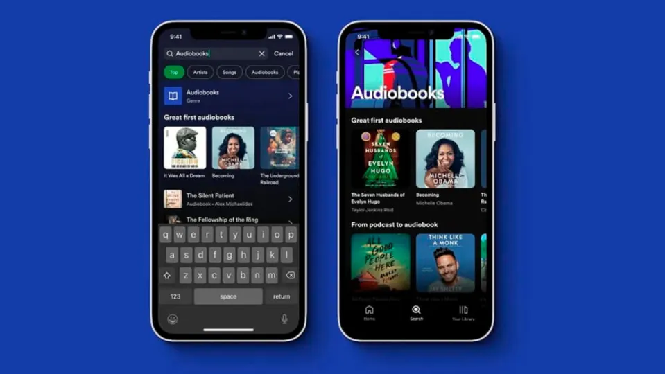 Spotify quiere competir con Audible y entra en el mercado de los audiolibros