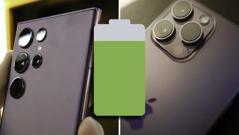 Así queda la batería del iPhone 14 Pro Max frente al Samsung Galaxy S23 Ultra