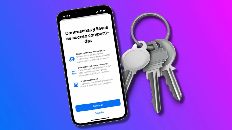 Cómo compartir contraseñas de forma segura con familiares y amigos gracias a iOS 17