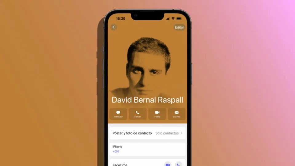 Cómo personalizar nuestro póster de contacto en iOS 17