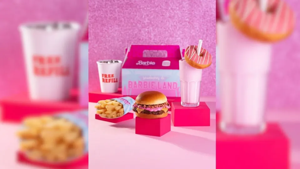Acompaña el estreno de Barbie con la Pink Burger, la hamburguesa oficial de la película