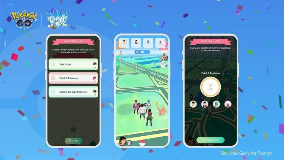 Desafíos de Fiesta Pokémon GO: Juega juntos, gana juntos