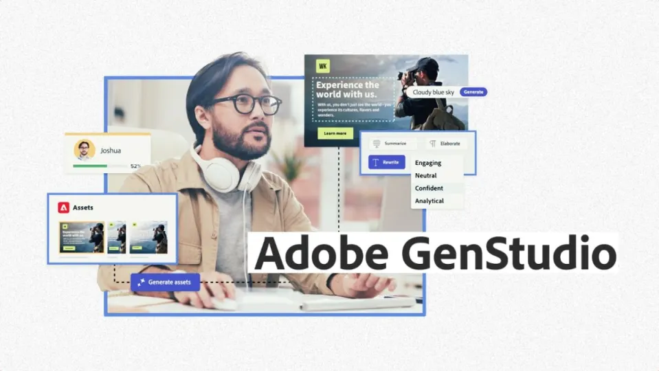 Adobe lanza GenStudio, una ‘fábrica’ impulsada por IA para anunciantes