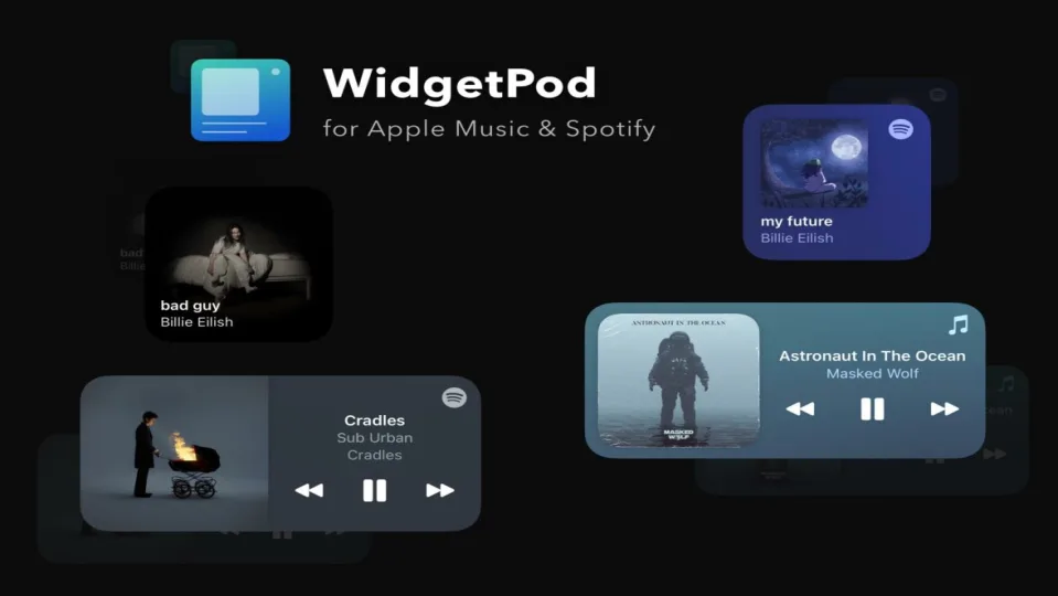 Exciting Widget inbound for Apple Music Android