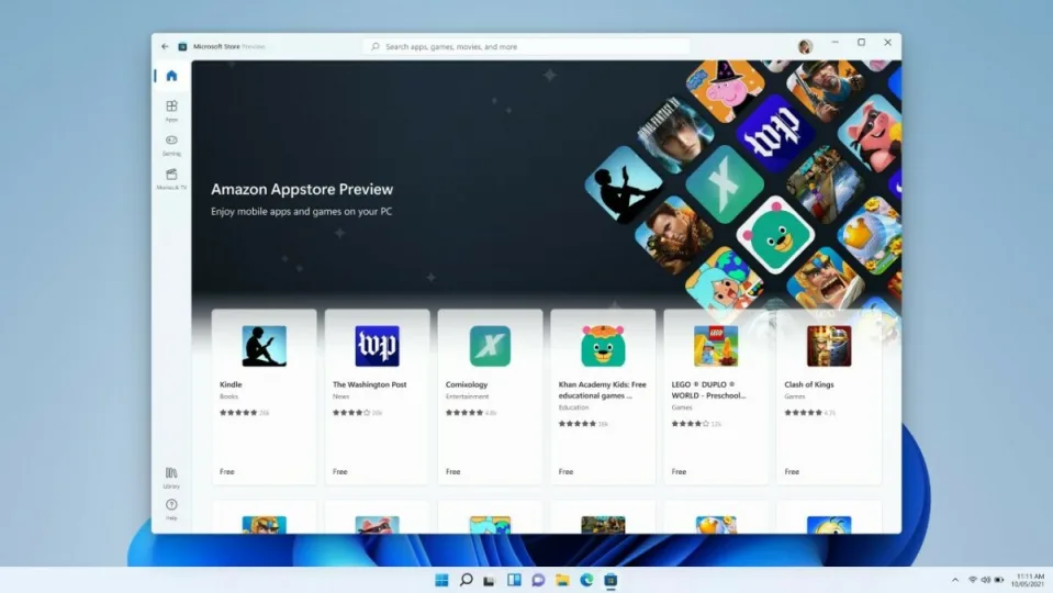 Windows 11 update lets you install Android apps