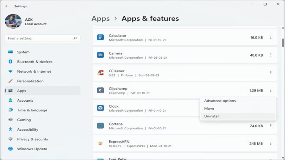 How to remove preinstalled apps from Windows 11 - Softonic