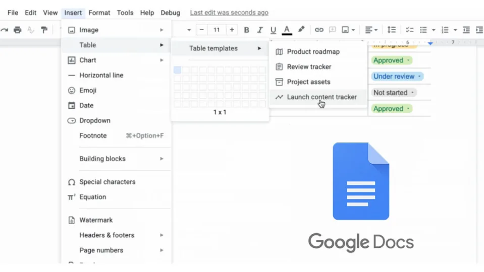 Google Docs receives two new team-focused features