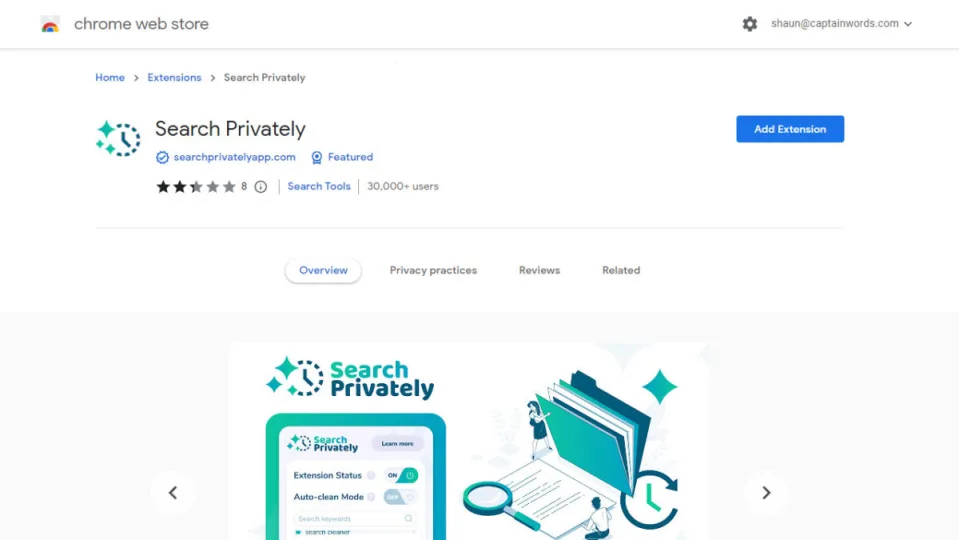 Stay secure online with Search Privately Chrome extension in 5 steps