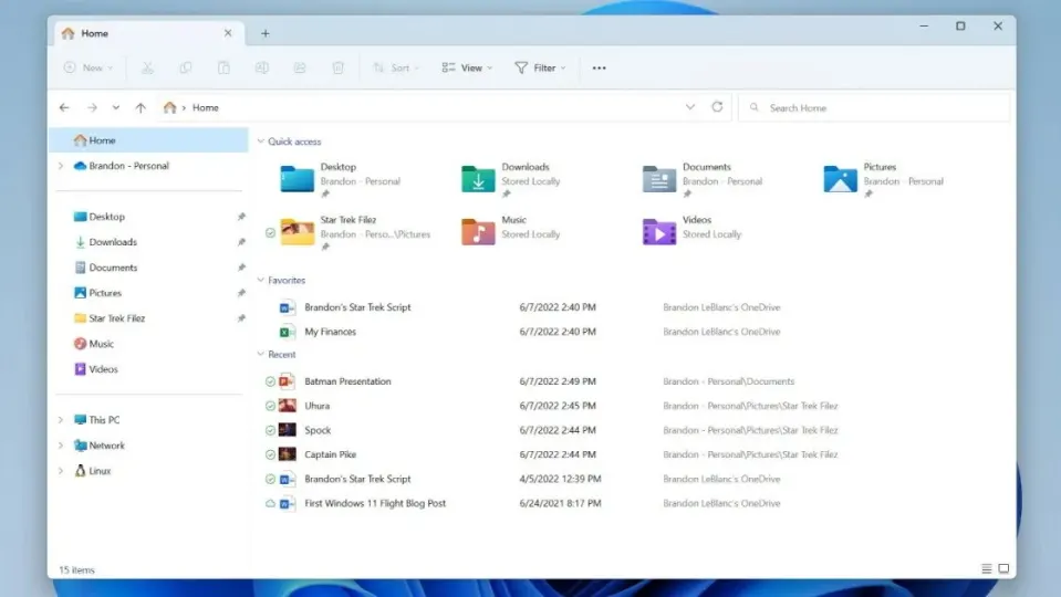 Windows 11 Insider Preview Build 22621.160 introduces tabs to File Explorer