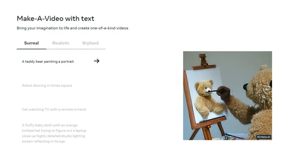 Meta unveils a new text-to-video AI tool