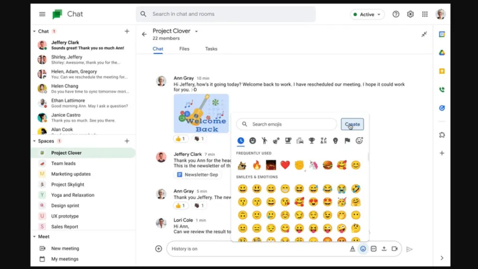 Google Chat is getting custom emojis