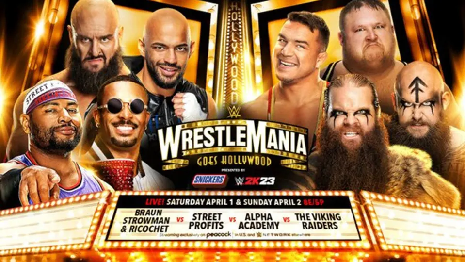 How to Watch WWE Men’s Showcase Tag Team Match Official For WrestleMania 39