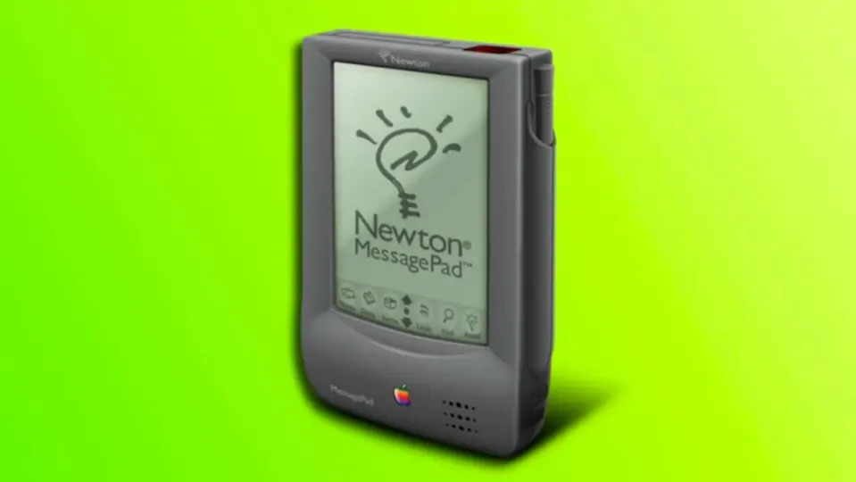 This is how Apple advertised the Newton in the ’90s. The first “iPhone” seen in detail