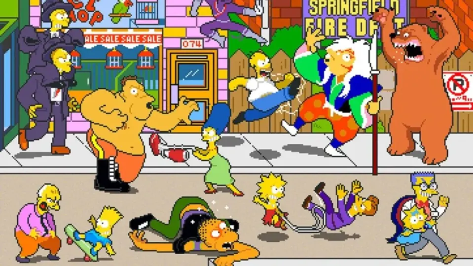 Why is the first video game of ‘The Simpsons’ so good even though it completely ignores the original series?