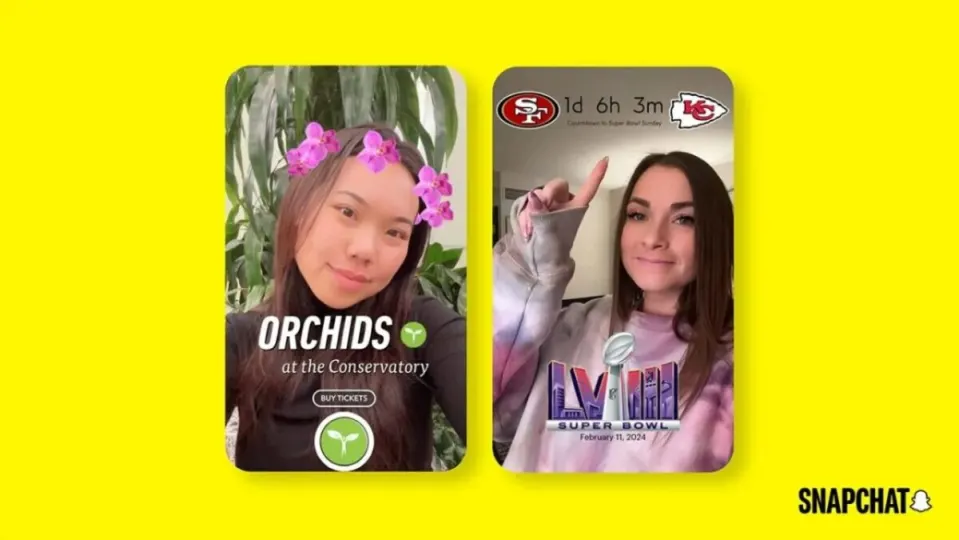 Snapchat launches new augmented reality filters of great interest for advertisers