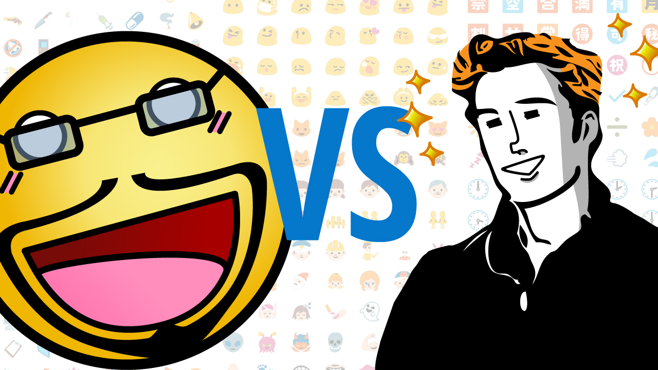 Emoticonos vs. Stickers