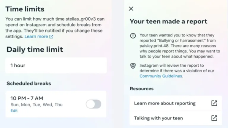 Instagram anuncia nuevas herramientas y recursos de control parental