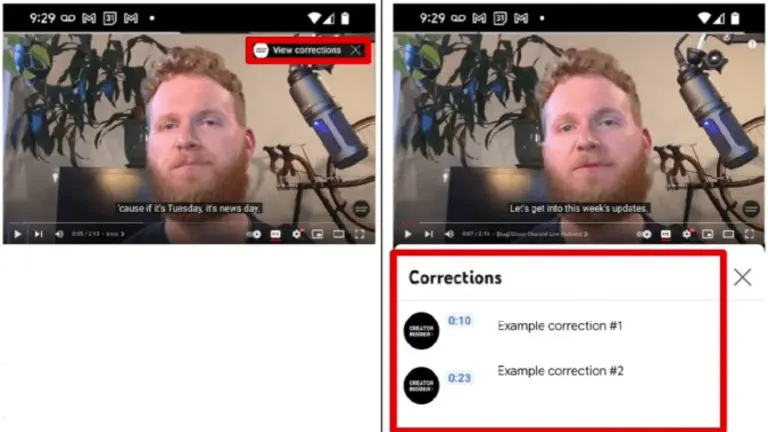 Youtube introduce una opción para corregir errores en los videos