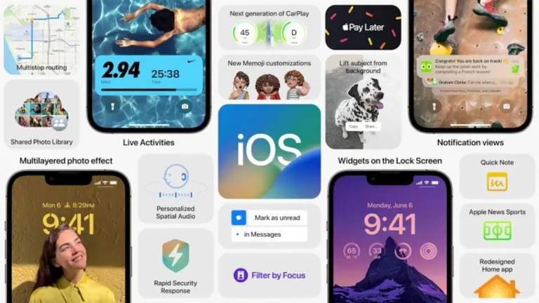 Apple revela los detalles de iOS 16