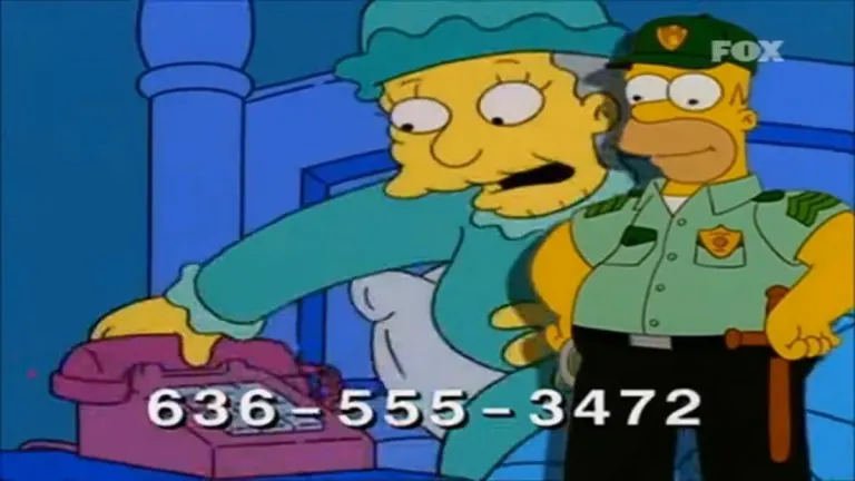 ¿El teléfono de una empresa murciana aparece en un episodio de Los Simpson? Descubre su curiosa historia
