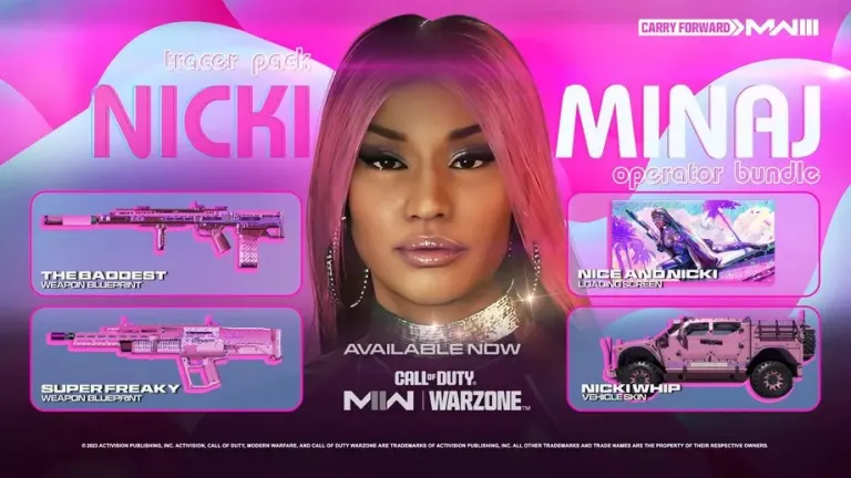 El nuevo personaje de Call of Duty es… Nicki Minaj