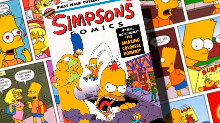La triste historia de los cómics de Los Simpson