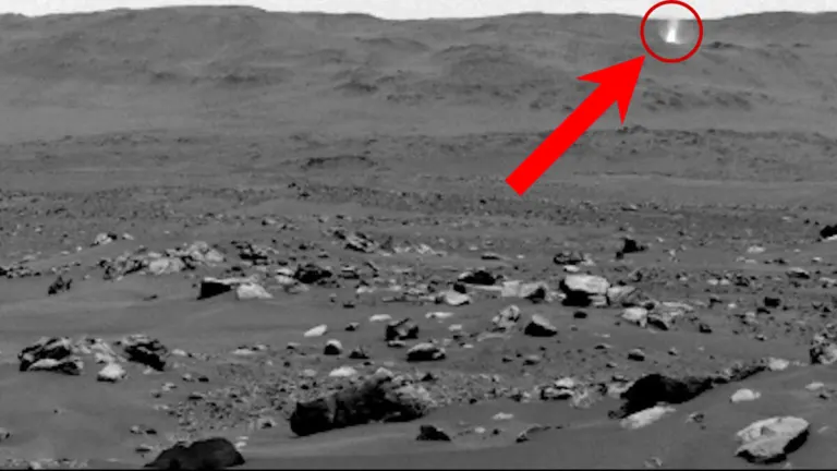 Así es el enorme remolino captado por un rover en Marte