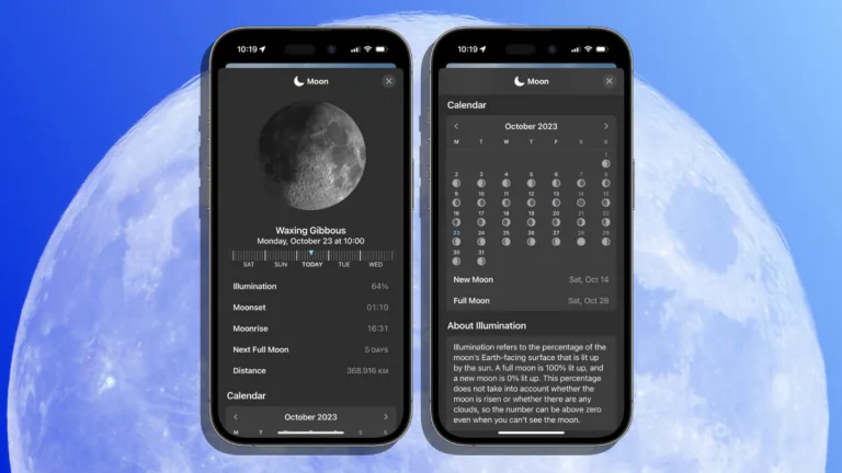 Cuándo es la próxima luna llena: así podemos consultarlo en el iPhone