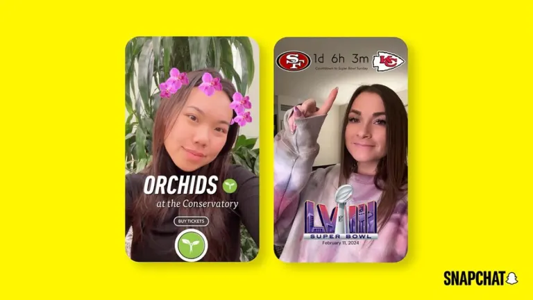 Snapchat lanza nuevos filtros de realidad aumentada de gran interés para anunciantes