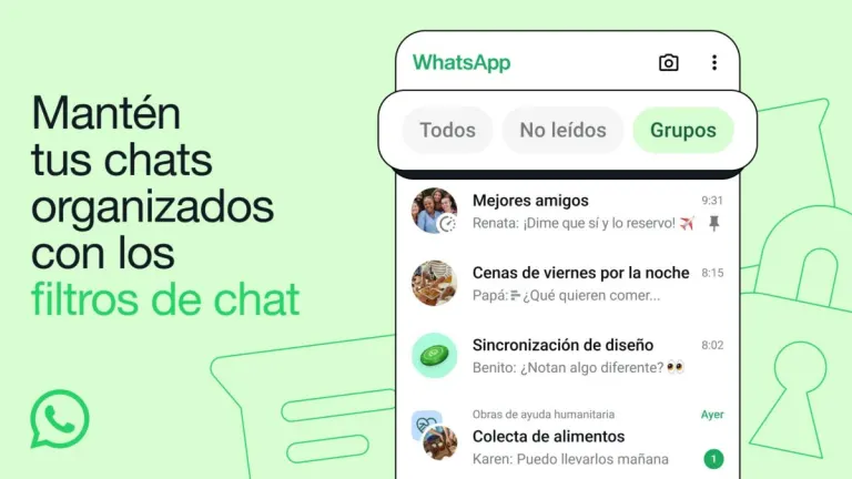 Esta nueva función para organizar chats de WhatsApp te vendrá de perlas