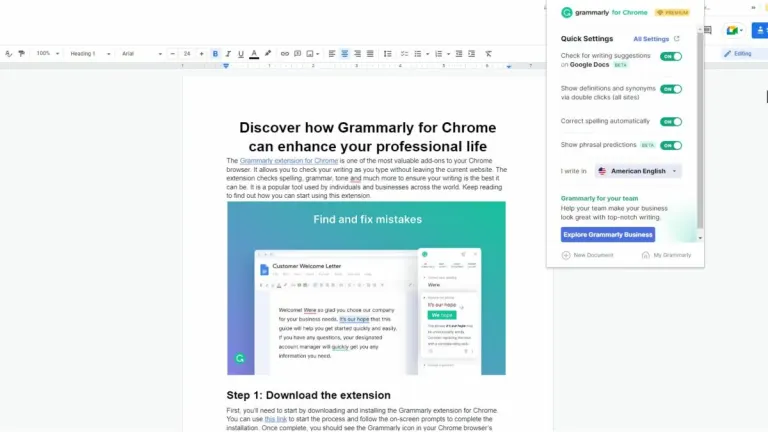 Discover how Grammarly for Chrome can enhance your professional life
