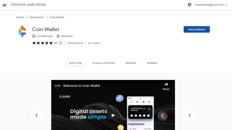 How to use the Coin Wallet Google Chrome extension in 5 easy steps