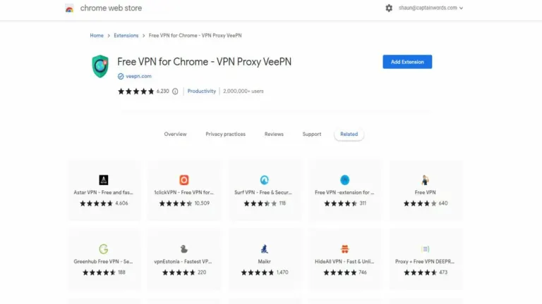 How to use the Free VPN for Chrome extension in 3 steps