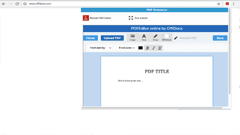 Design outstanding documents with PDF Editor Online Chrome extension