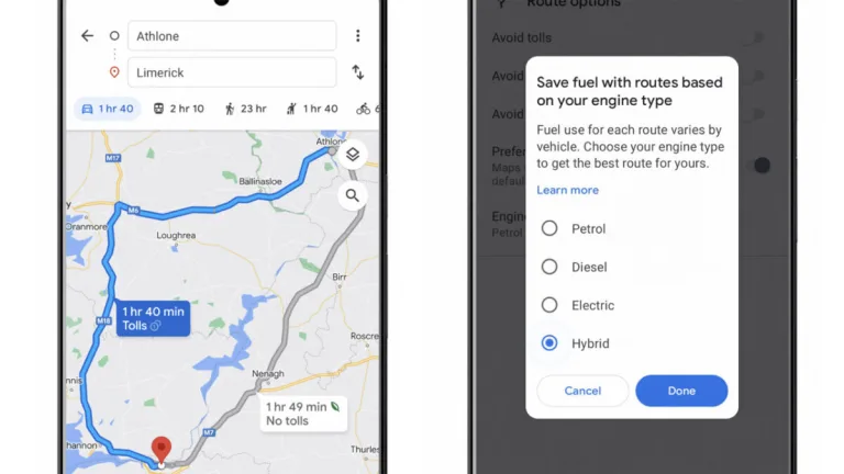 Google Maps gets a very eco-friendly upgrade