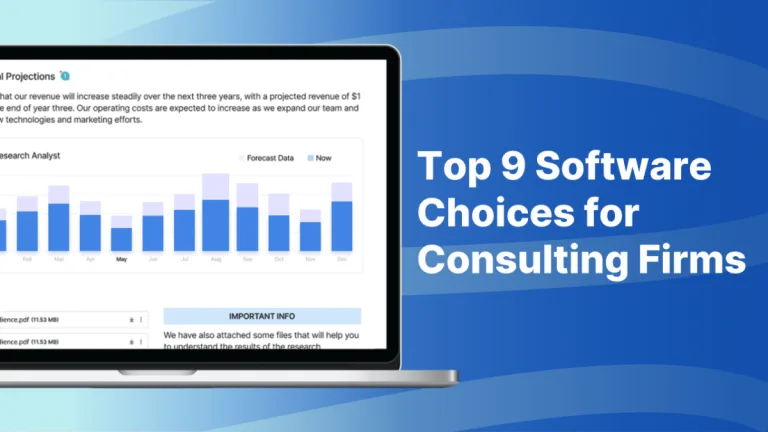 Top 9 Software Choices for Consulting Firms in 2023