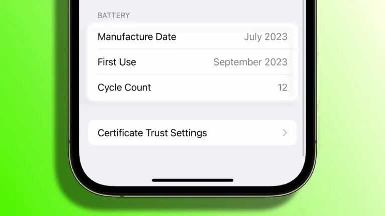 How to check iPhone charging cycles and what does this metric mean?