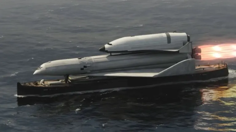 This is how a Soviet hydrofoil from 1974 taking off to the Moon would look: it’s impressive