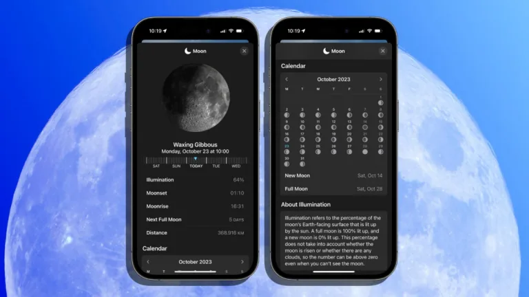 When is the next full moon: this is how we can check it on the iPhone