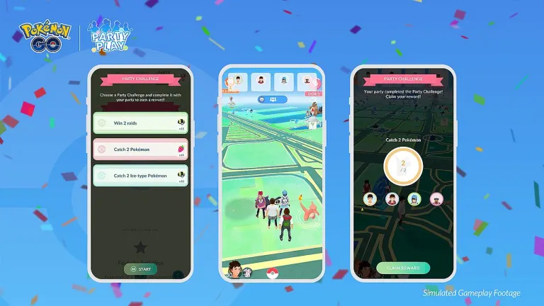 Pokémon GO Party Challenges: Play together, win together